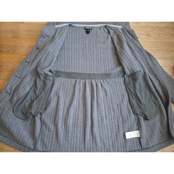 Patagonia Better Sweater Coat Womens Medium Gray Mock Neck - Picture 4 of 7